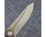 Складной нож Japanese VG10 Damascus Titanium Carbon NKOK824
